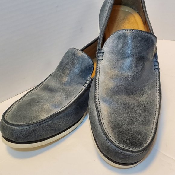 VINCE CAMUTO MAN LOAFERS SHOES US SZ 11 GRAY COLOR - Picture 4 of 10